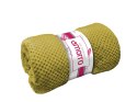 Koc narzuta 200x220 Amorro żakardowy oliwkowy wytłaczany 240g/m2 Darymex