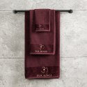 Komplet ręczników w pudełku 3 szt. Gaja czarny 550 g/m2 Eurofirany Komplet ręczników w pudełku 3 szt. Gaja czarny 550 g/m2 Eurofirany