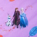 Pościel bawełniana 140x200 Frozen Kraina Lodu różowa Magiczny czas poszewka 70x90 JF24