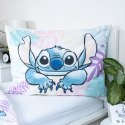 Pościel bawełniana 140x200 Lilo i Stitch liście pastelowa kolorowa poszewka 70x90 JF24