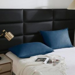 Poszewka satynowa 50x70 granatowa jednobarwna I24