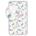 Prześcieradło bawełniane z gumką 90x200 Lilo I Stitch liście pastelowe kolorowe dla dzieci JF24 Prześcieradło bawełniane z gumką 90x200 Lilo I Stitch liście pastelowe kolorowe dla dzieci JF24