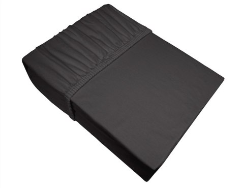 Prześcieradło jersey 140x200 popielate ciemne z gumką Bielbaw Prześcieradło jersey 140x200 popielate ciemne z gumką Bielbaw