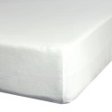 Prześcieradło jersey 3 z gumką 90x200 kremowe na wysoki materac 25 cm 140 g/m2 Eurofirany