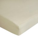 Prześcieradło jersey z gumką 160x200 beżowe na wysoki materac 30 cm 125 g/m2 Prześcieradło jersey z gumką 160x200 beżowe na wysoki materac 30 cm 125 g/m2