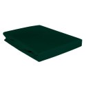 Prześcieradło satynowe z gumką 140x200 zielone butelkowe 036 jednobarwne Darymex Prześcieradło satynowe z gumką 140x200 zielone butelkowe 036 jednobarwne Darymex