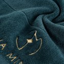 Ręcznik Gaja 50x90 zielony ciemny frotte 550 g/m2 frotte Eva Minge Eurofirany Ręcznik Gaja 50x90 zielony ciemny frotte 550 g/m2 frotte Eva Minge Eurofirany