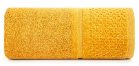 Ręcznik Ibiza 50x90 musztardowy 550g/m2 frotte Eurofirany