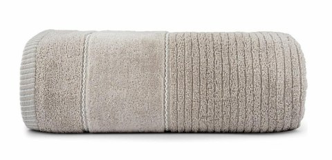 Ręcznik Teo 70x140 beżowy sepia 470 g/m2 frotte