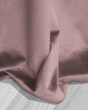 Zasłona gotowa 140x250 pudrowa różowa na przelotkach Soft welurowa Zasłona gotowa 140x250 pudrowa różowa na przelotkach Soft welurowa