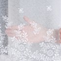 KAROLINA Firanka żakardowa gotowa, szerokość 300 x wysokość 140cm, kolor 001 biały 054160/FBL/001/300140/1