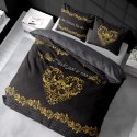 Pościel bawełniana 160x200 Home czarna żółta 3754 A Holland 78 Pościel bawełniana 160x200 Home czarna żółta 3754 A Holland 78