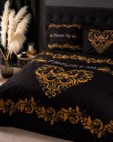 Pościel bawełniana 160x200 Home czarna żółta 3754 A Holland 78 Pościel bawełniana 160x200 Home czarna żółta 3754 A Holland 78