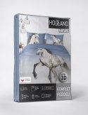 Pościel bawełniana 160x200 koń 3734 A 2 poszewki 70x80 Holland Natura 69