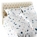 Pościel flanelowa 220x200 Lastryko niebieska light Pościel flanelowa 220x200 Lastryko niebieska light