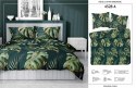 Pościel satynowa 180x200 4528 A zielona jasna liście monstery liście Home Satin 131 Pościel satynowa 180x200 4528 A zielona jasna liście monstery liście Home Satin 131