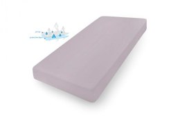 Prześcieradło nieprzemakalne 120x200 42 szare jersey z gumką podkład Matex