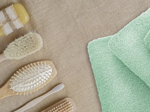 Ręcznik Bari 30x30 zielony szałwiowy frotte 500 g/m2 Ręcznik Bari 30x30 zielony szałwiowy frotte 500 g/m2