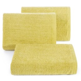 Ręcznik Gładki 1 30x50 musztardowy 400g/m2 frotte Eurofirany