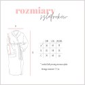 Szlafrok z kapturem Carlo L/XL różowy pudrowy z mikrofibry