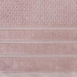 Ręcznik Adore 30x50 różowy ciemna o strukturze krateczki 500 g/m2 Eurofirany