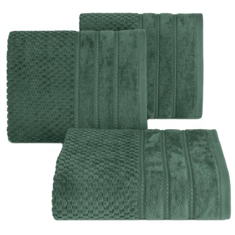 Ręcznik Adore 30x50 zielony o strukturze krateczki 500 g/m2 Eurofirany Ręcznik Adore 30x50 zielony o strukturze krateczki 500 g/m2 Eurofirany