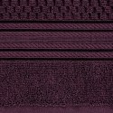 Ręcznik Davos 9 30x50 fioletowy ciemny frotte 500 g/m2 Eurofirany Ręcznik Davos 9 30x50 fioletowy ciemny frotte 500 g/m2 Eurofirany
