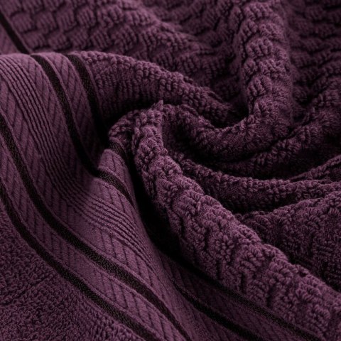 Ręcznik Davos 9 30x50 fioletowy ciemny frotte 500 g/m2 Eurofirany Ręcznik Davos 9 30x50 fioletowy ciemny frotte 500 g/m2 Eurofirany