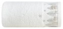 Ręcznik Joy 2 70x140 biały choinki świąteczny 480 g/m2 Eurofirany