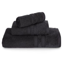 Ręcznik Porto 30x50 12 czarny 500 g/m2 frotte Eurofirany