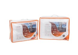 Kołdra antyalergiczna 155x200 Antystres 4 pory roku 1120g + 400g biała AMZ