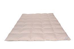 Kołdra z puchu 70% 155x200 Standardowa 1200g kremowa Piórex
