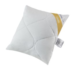 Poduszka antyalergiczna 40x40 Corneo Eco biała jednowarstwowa z włóknem kukurydzianym biodegradowalnym 250g Inter Widex